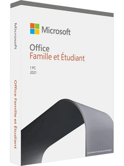 Microsoft Office 2021 Famille et Etudiant