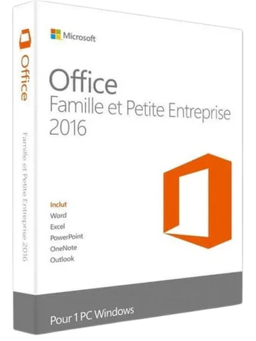 Microsoft Office 2016 Famille et Petite Entreprise